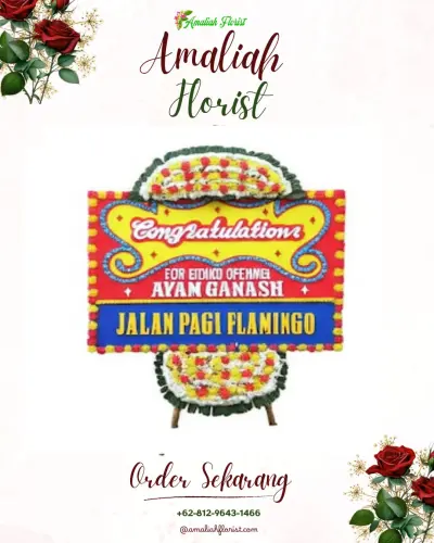 Bunga Papan Congratulation di Tanjungharja